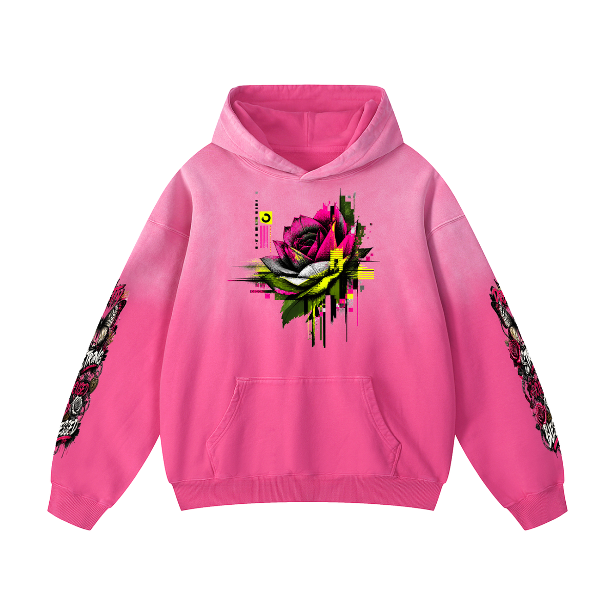 Women’s Digital Bloom Heavyweight Sunfade Oversized Hoodie