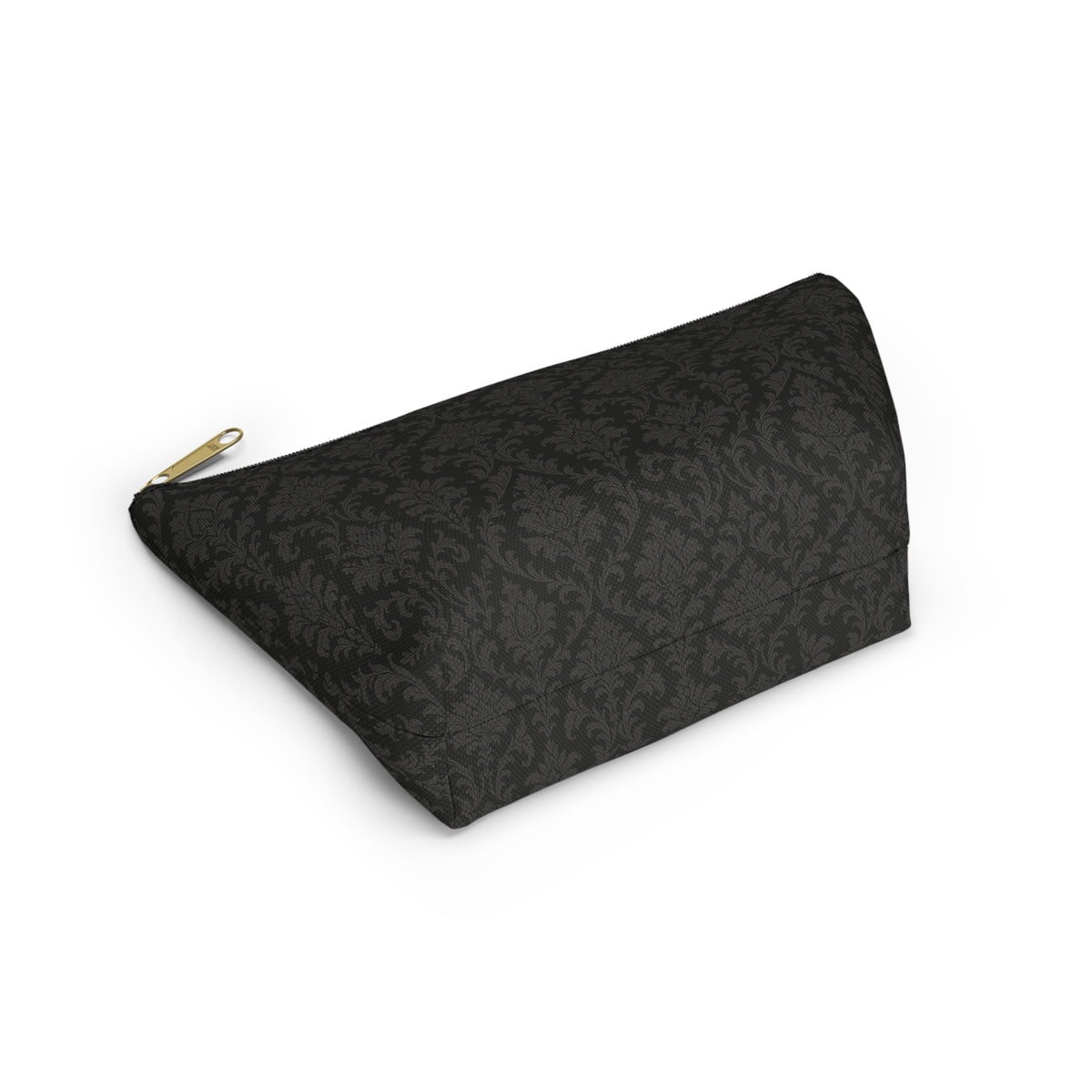 Black Damask Accessory Pouch