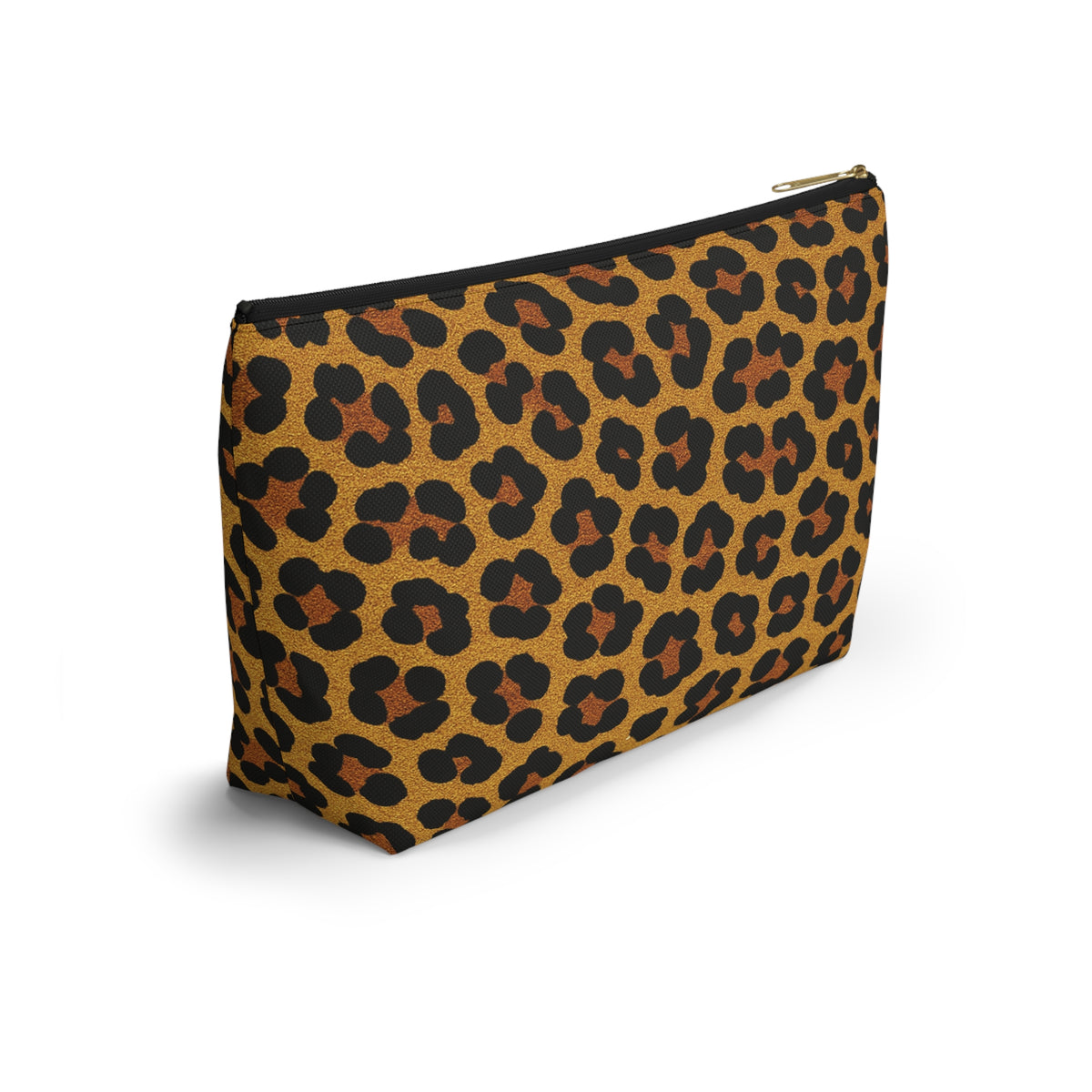 Leopard Print Accessory Pouch | T-Bottom Cosmetic Bag