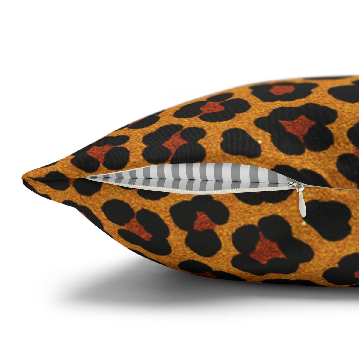 Leopard Print Pillowcase | Square Polyester Throw Pillowcase