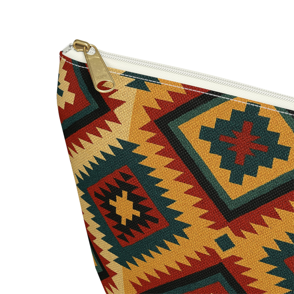 Southwestern Diamond Pattern Accessory Pouch