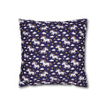 Unicorn Pattern Pillowcase | Square Polyester Throw Pillow Cover