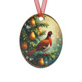 Metal Ornaments - Day 1 Partridge in a Pear Tree Ornament, Christmas Tree Decor, Holiday Ornament, Festive Decor, Gift for Christmas