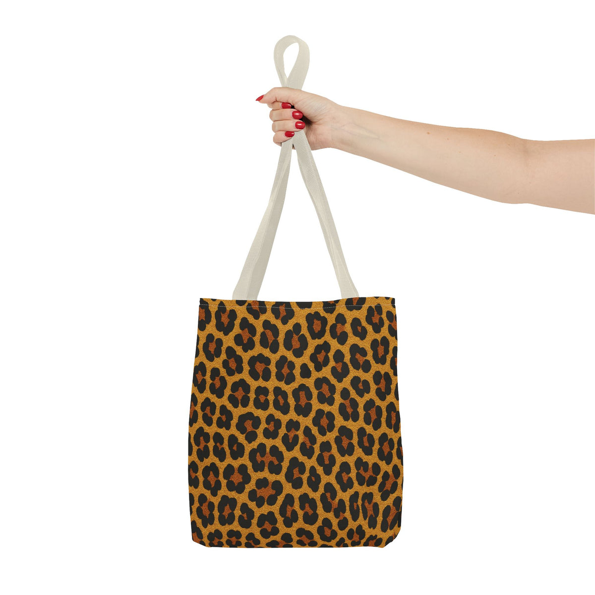 Leopard Print Tote Bag | All Over Print Animal Pattern, Reusable Shopping Bag