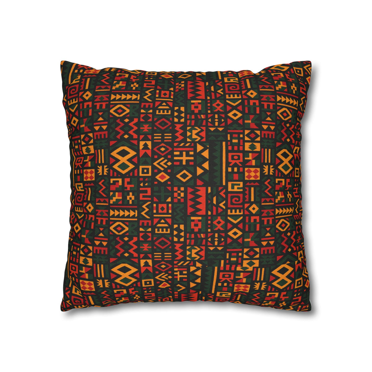 Tribal Geometric Pattern Pillowcase | Spun Polyester Square Pillowcase