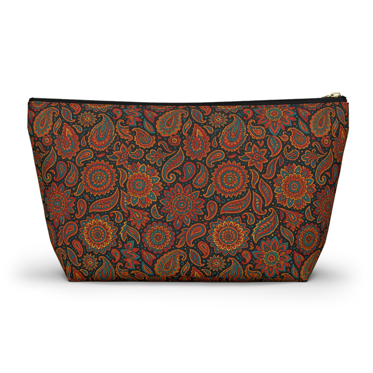Bohemian Accessory Pouch, Makeup Bag, Travel Organizer, Toiletry Case, Gift for Her, Mandala Design