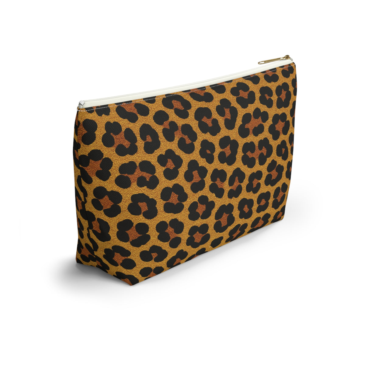 Leopard Print Accessory Pouch | T-Bottom Cosmetic Bag
