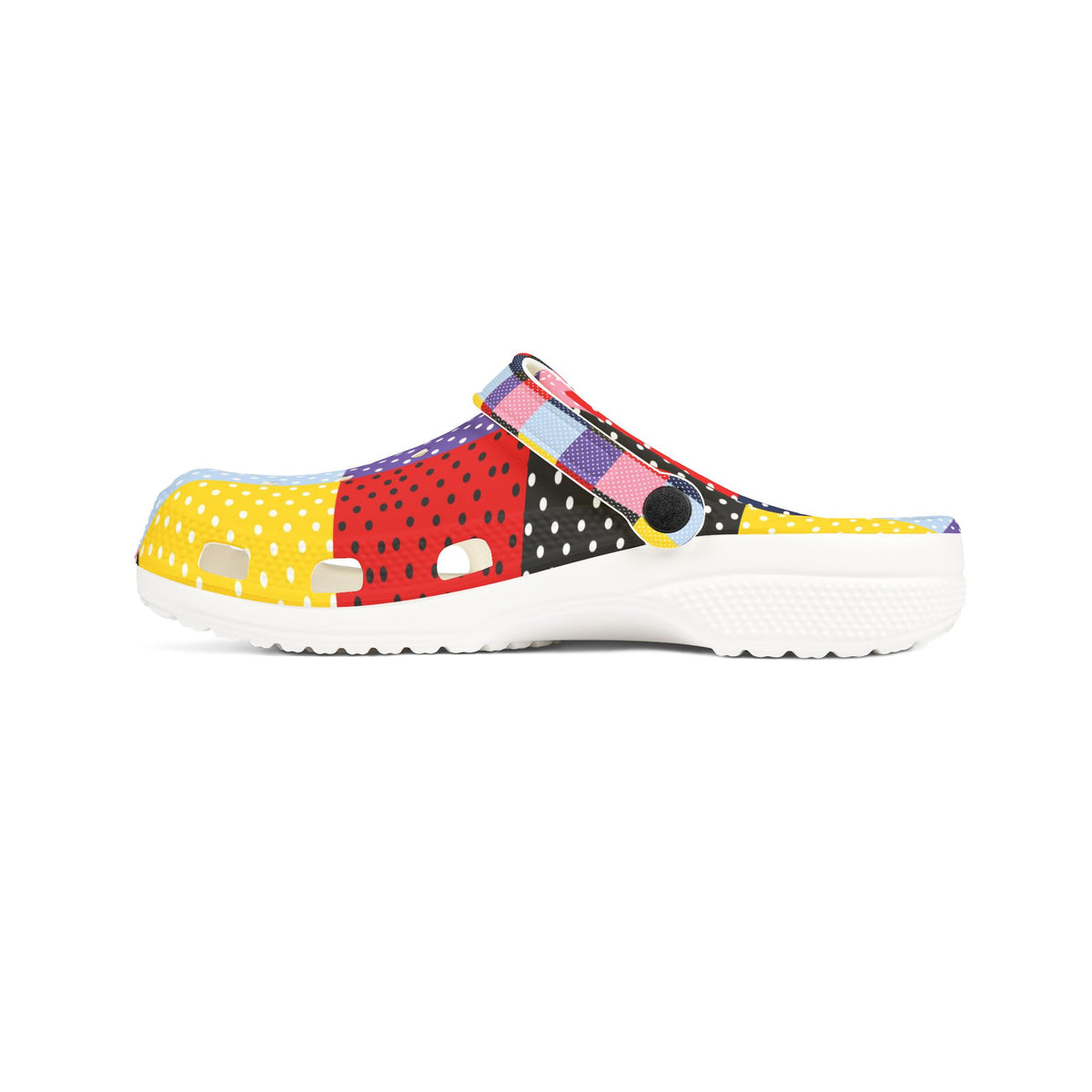 Patchwork Polka Dot EVA Clogs