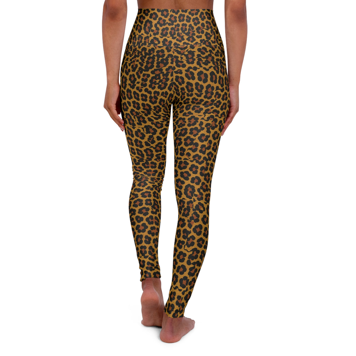 Cheetah Yoga Leggings, Animal Print Workout Pants, Women's High Waisted Athletic Tights, Fitness Leggings for Gym, Leopard Print Activewear