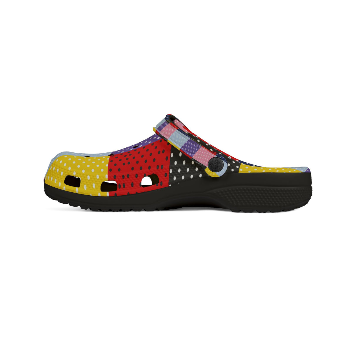 Patchwork Polka Dot EVA Clogs