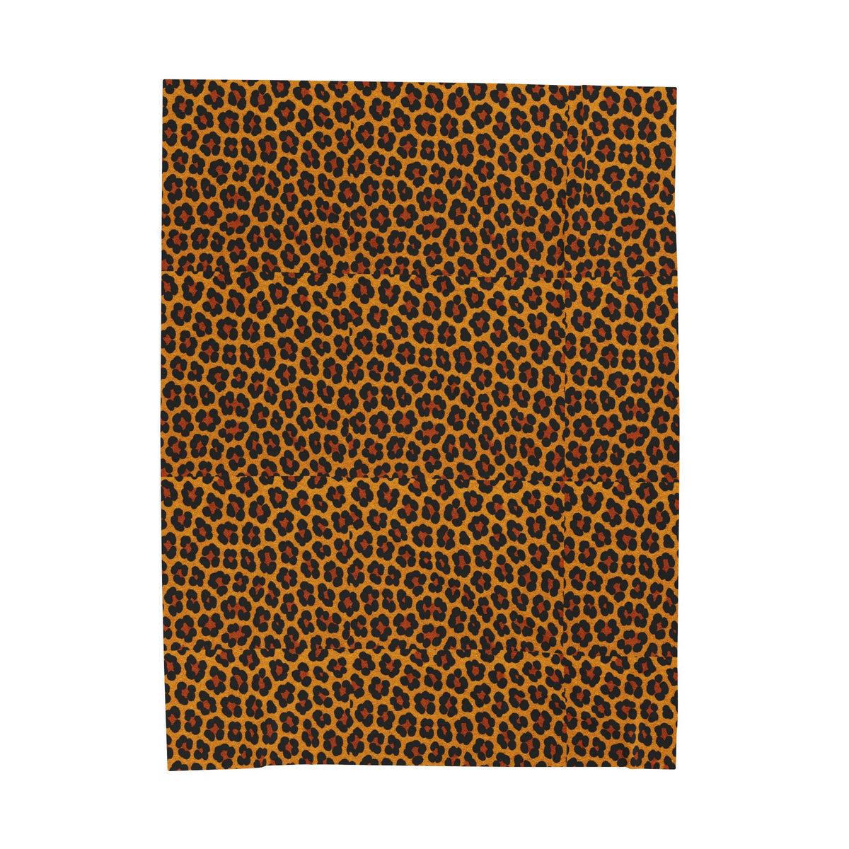 Leopard Print Velveteen Plush Blanket | Animal Print Cozy Throw