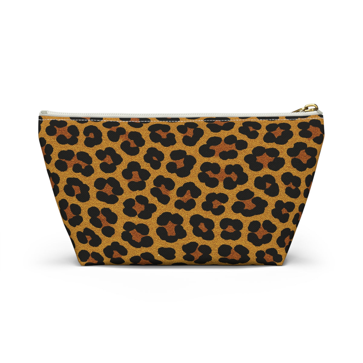 Leopard Print Accessory Pouch | T-Bottom Cosmetic Bag
