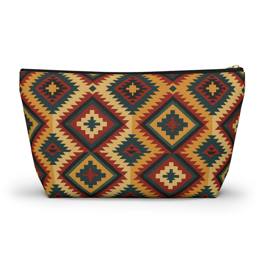 Southwestern Diamond Pattern Accessory Pouch