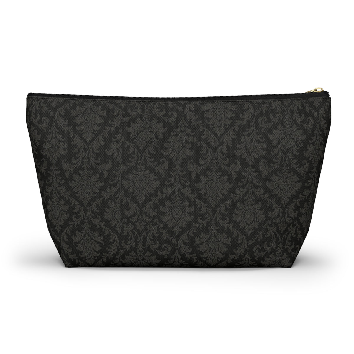 Black Damask Accessory Pouch