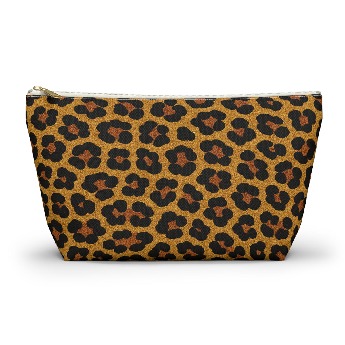 Leopard Print Accessory Pouch | T-Bottom Cosmetic Bag