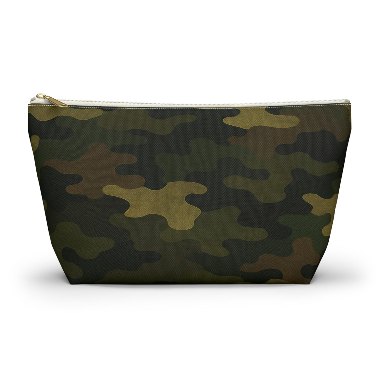 Camo Pattern Accessory Pouch | T-Bottom Zipper Pouch