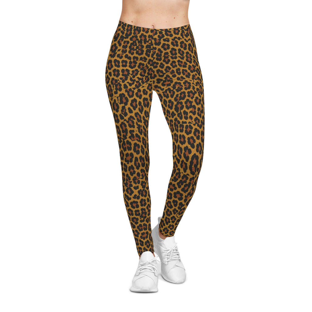 Cheetah Print Leggings | Animal Print Pattern Leggings