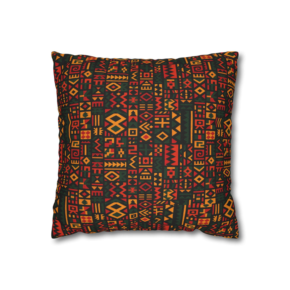 Tribal Geometric Pattern Pillowcase | Spun Polyester Square Pillowcase