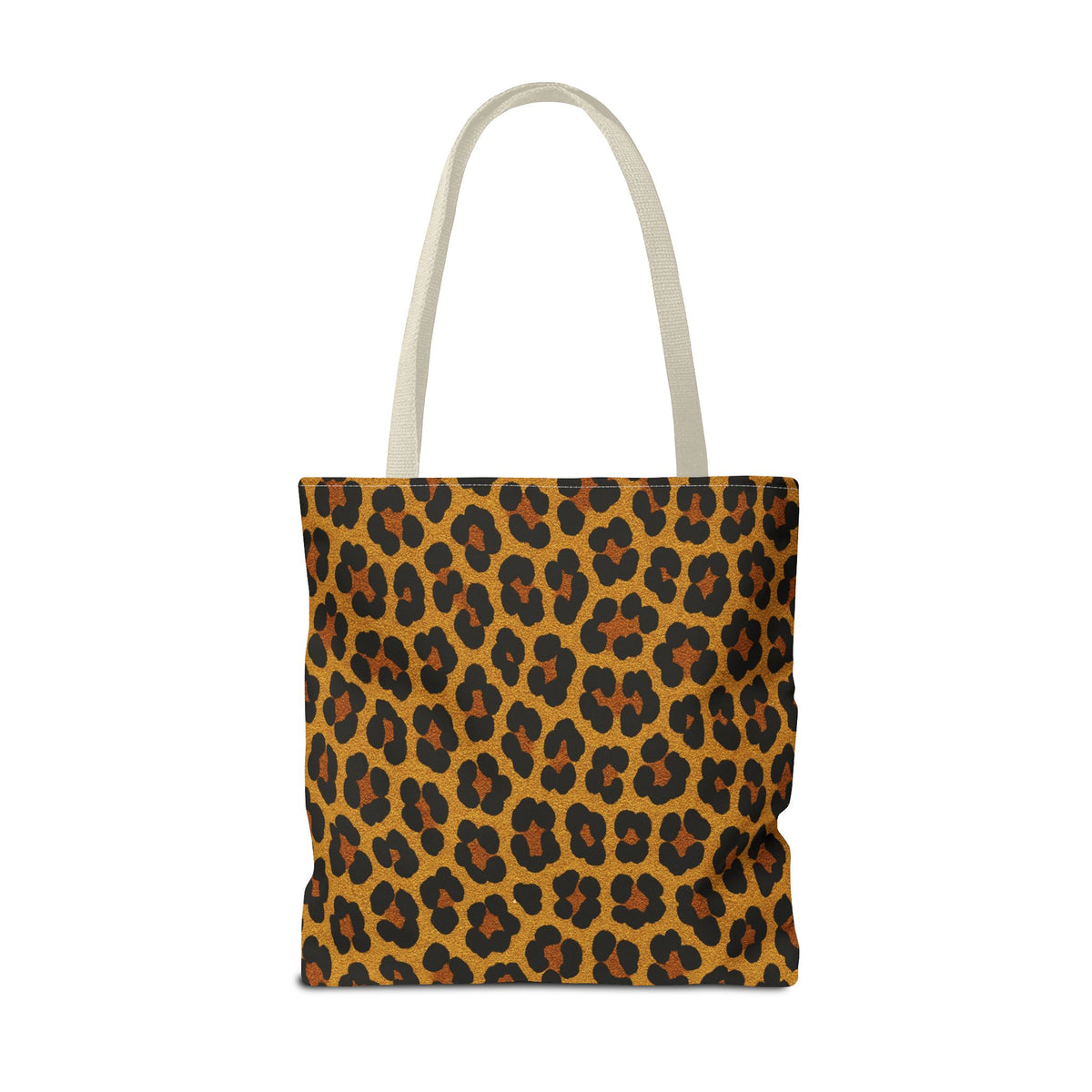 Leopard Print Tote Bag | All Over Print Animal Pattern, Reusable Shopping Bag