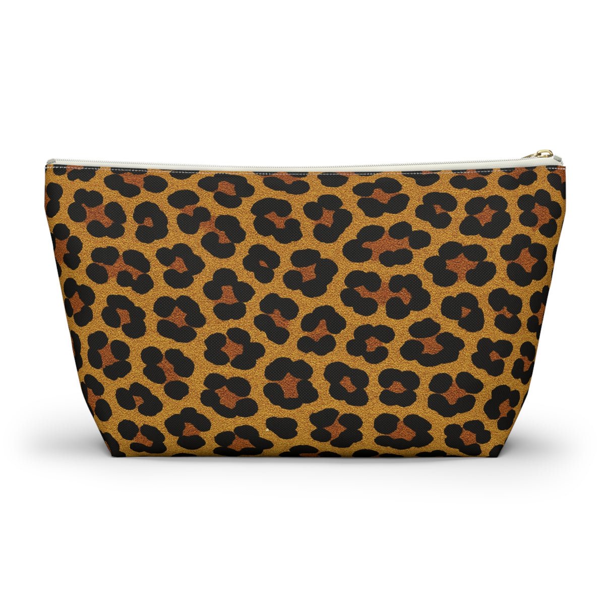 Leopard Print Accessory Pouch | T-Bottom Cosmetic Bag