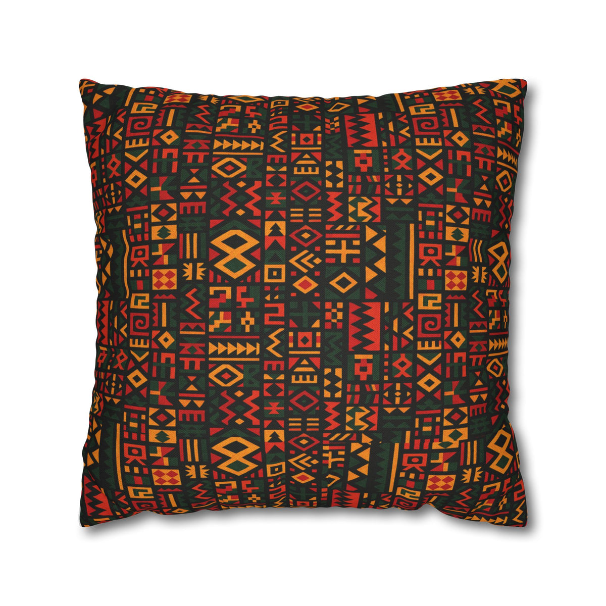 Tribal Geometric Pattern Pillowcase | Spun Polyester Square Pillowcase