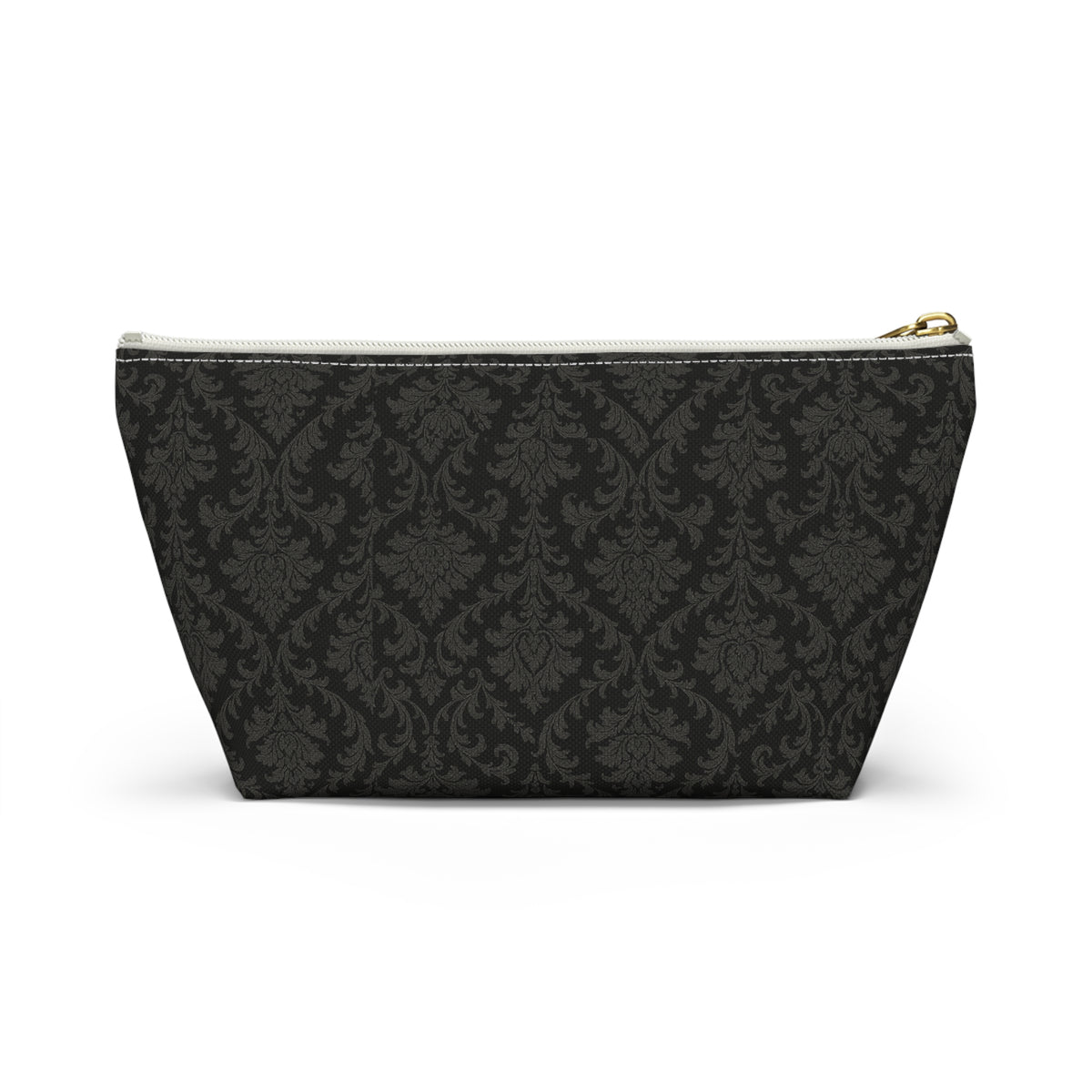 Black Damask Accessory Pouch