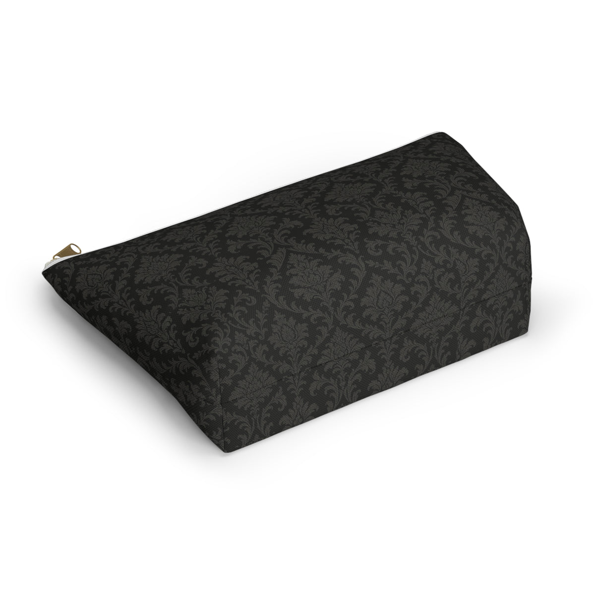 Black Damask Accessory Pouch