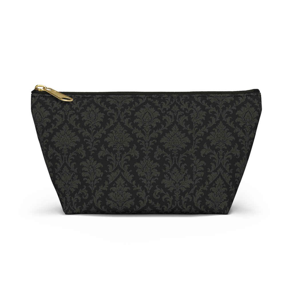 Black Damask Accessory Pouch