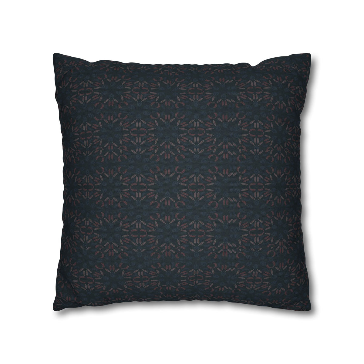 Dark Geometric Mosaic Pillowcase | Spun Polyester Square Pillowcase