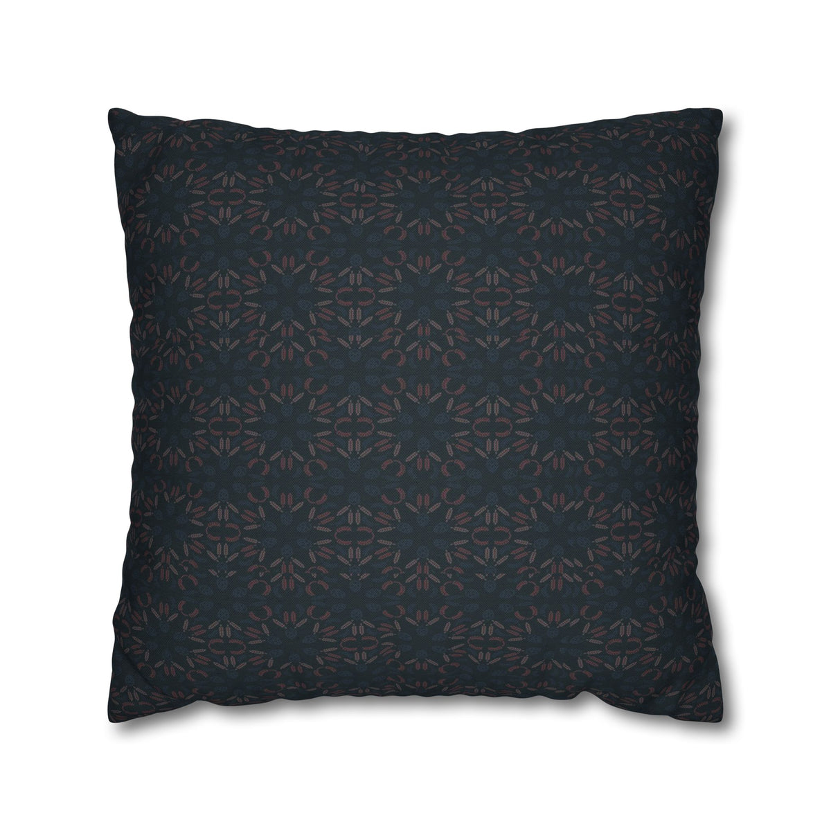 Dark Geometric Mosaic Pillowcase | Spun Polyester Square Pillowcase