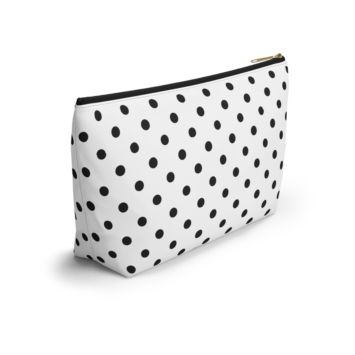 Black Polka Dot Accessory Pouch