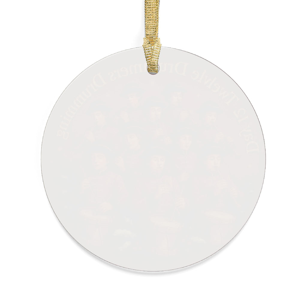 Twelve Drummers Drumming Ornament | Acrylic Christmas Tree Decoration  12 Days of Christmas Ornament | Holiday Keepsake Gift & Festive Décor