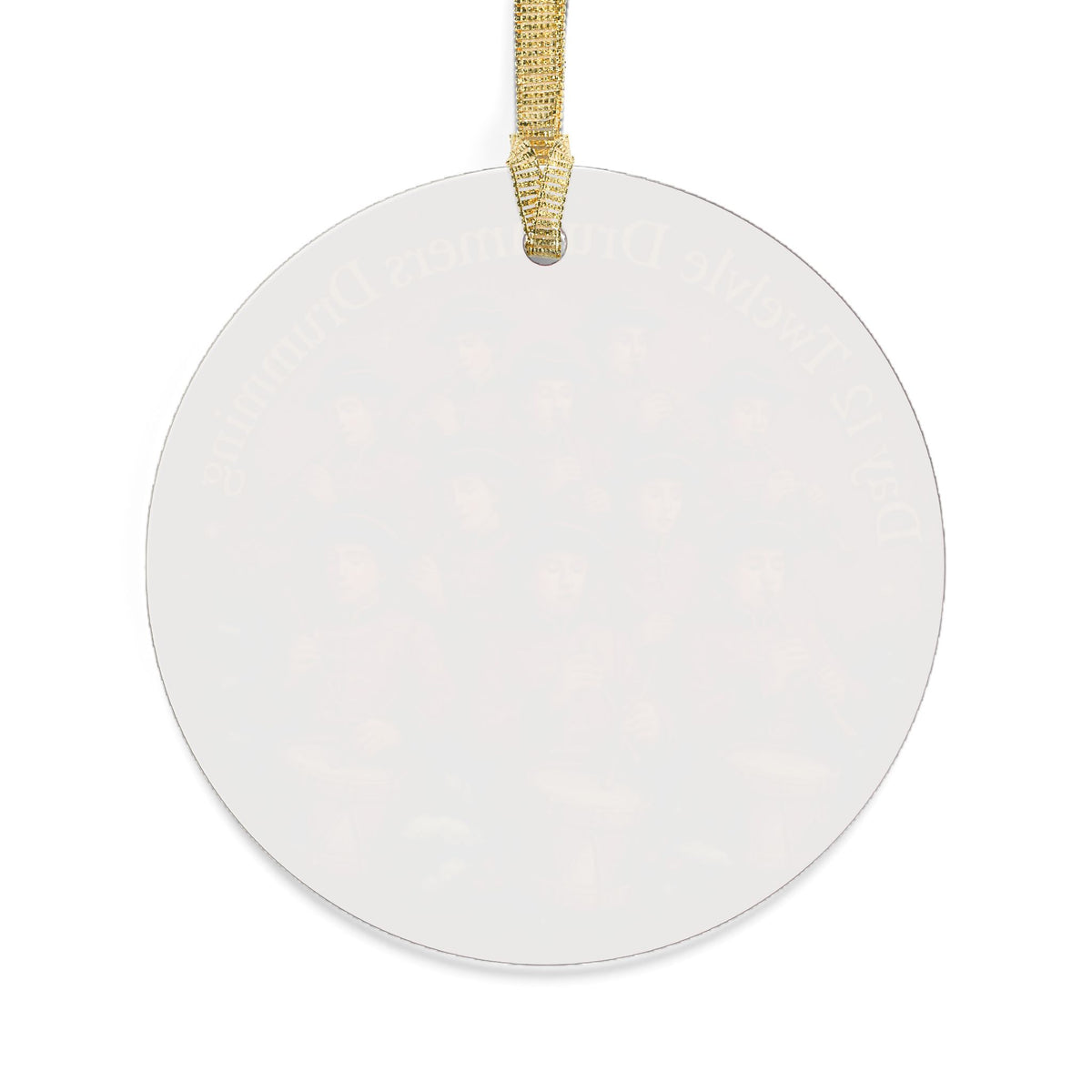 Twelve Drummers Drumming Ornament | Acrylic Christmas Tree Decoration  12 Days of Christmas Ornament | Holiday Keepsake Gift & Festive Décor