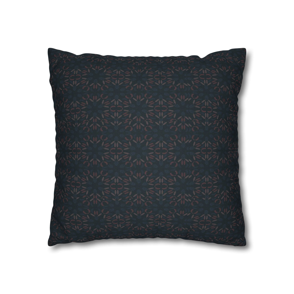 Dark Geometric Mosaic Pillowcase | Spun Polyester Square Pillowcase