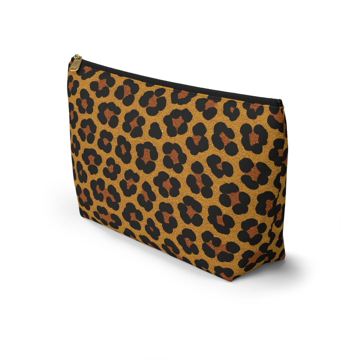 Leopard Print Accessory Pouch | T-Bottom Cosmetic Bag