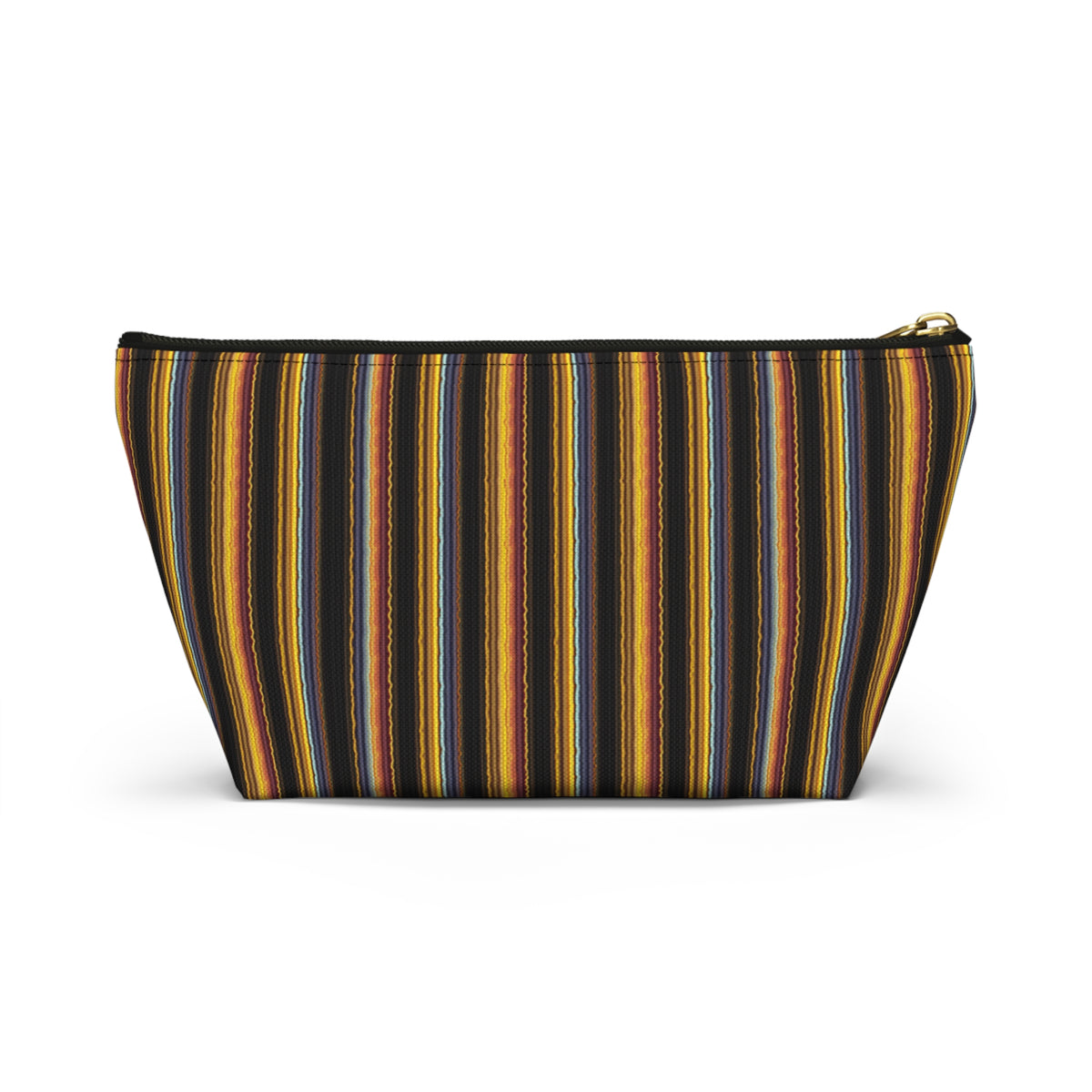 Autumn Stripe Accessory Pouch | T-Bottom Makeup Bag