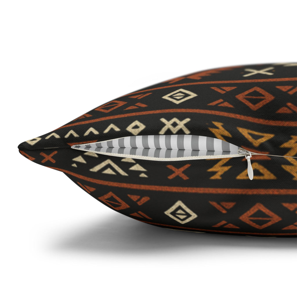 Southwestern Geometric Pattern Pillowcase | Aztec Stripe Boho Home Decor