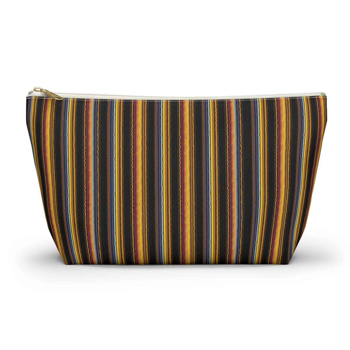 Autumn Stripe Accessory Pouch | T-Bottom Makeup Bag