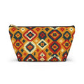 Southwestern Geometric Accessory Pouch | T-Bottom Makeup Bag