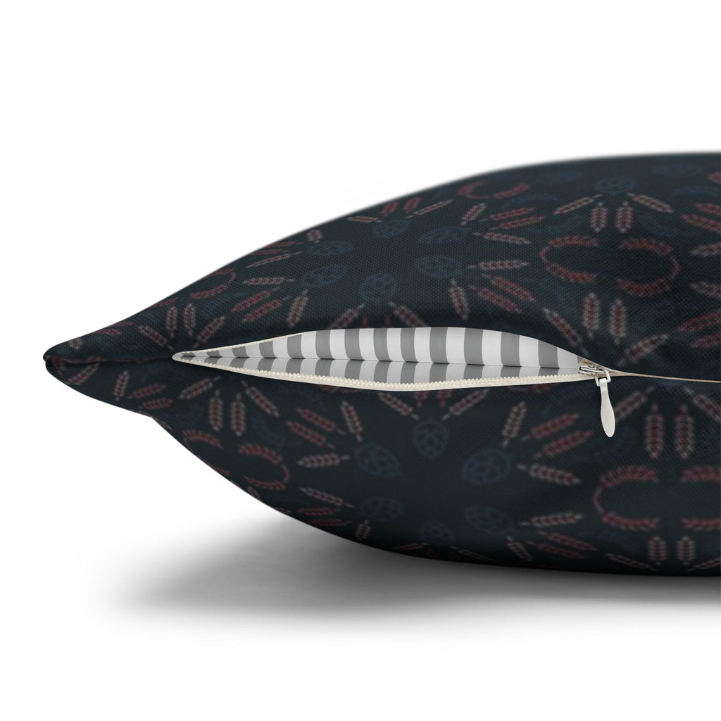 Dark Geometric Mosaic Pillowcase | Spun Polyester Square Pillowcase