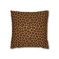 Leopard Print Pillowcase | Square Polyester Throw Pillowcase
