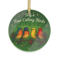 Four Calling Birds Ornament | Acrylic Christmas Tree Decoration | 12 Days of Christmas Ornament | Holiday Keepsake Gift & Festive Home Décor