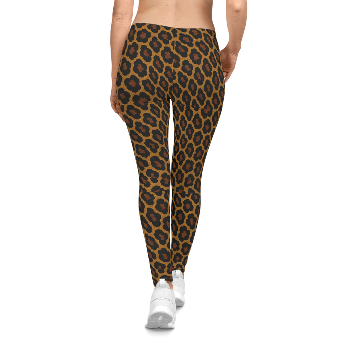 Leopard Print Leggings, Women's Leggings, Casual Pants, Stretchy Yoga Pants, Animal Print Tights