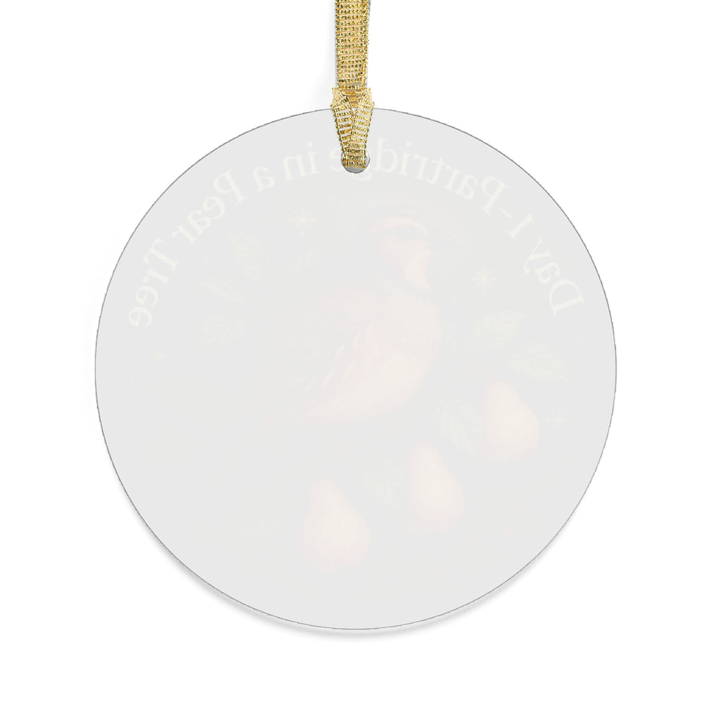 Partridge in a Pear Tree Ornament | Acrylic Christmas Tree Decoration | 12 Days of Christmas Ornament | Holiday Keepsake Gift