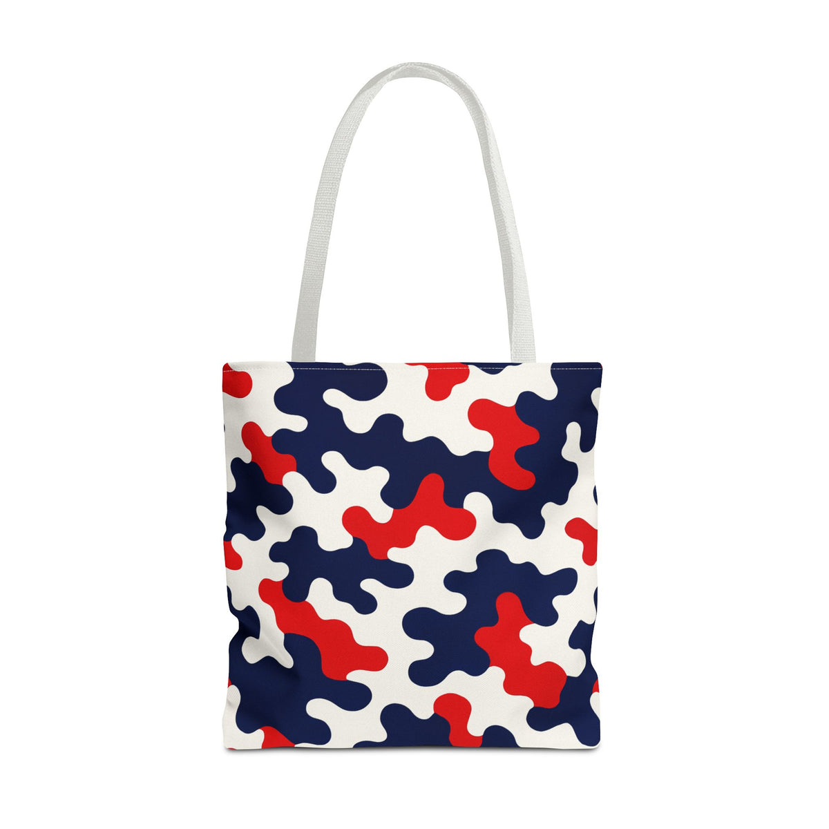 Black White Abstract Camouflage Tote Bag | All-Over Print
