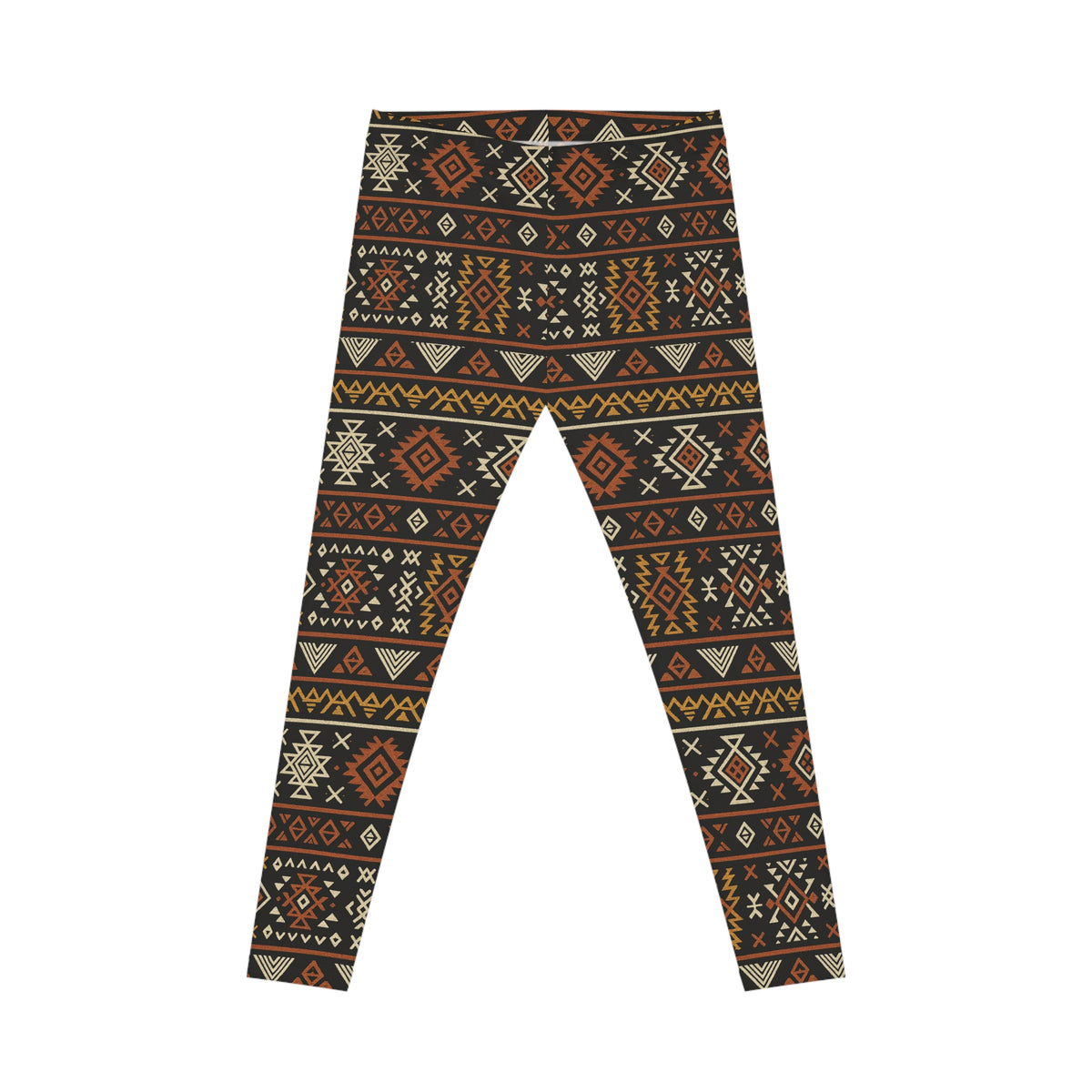 Southwestern Aztec Pattern Leggings | Tribal Geometric Leggings