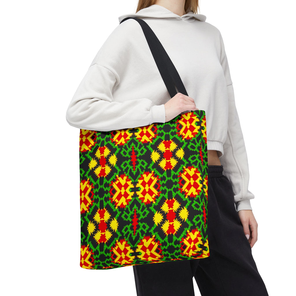 African Print Tote Bag, Ankara Tote, Ethnic Style Handbag, Colorful Market Bag, Tribal Print Shoulder Bag, Beach Tote