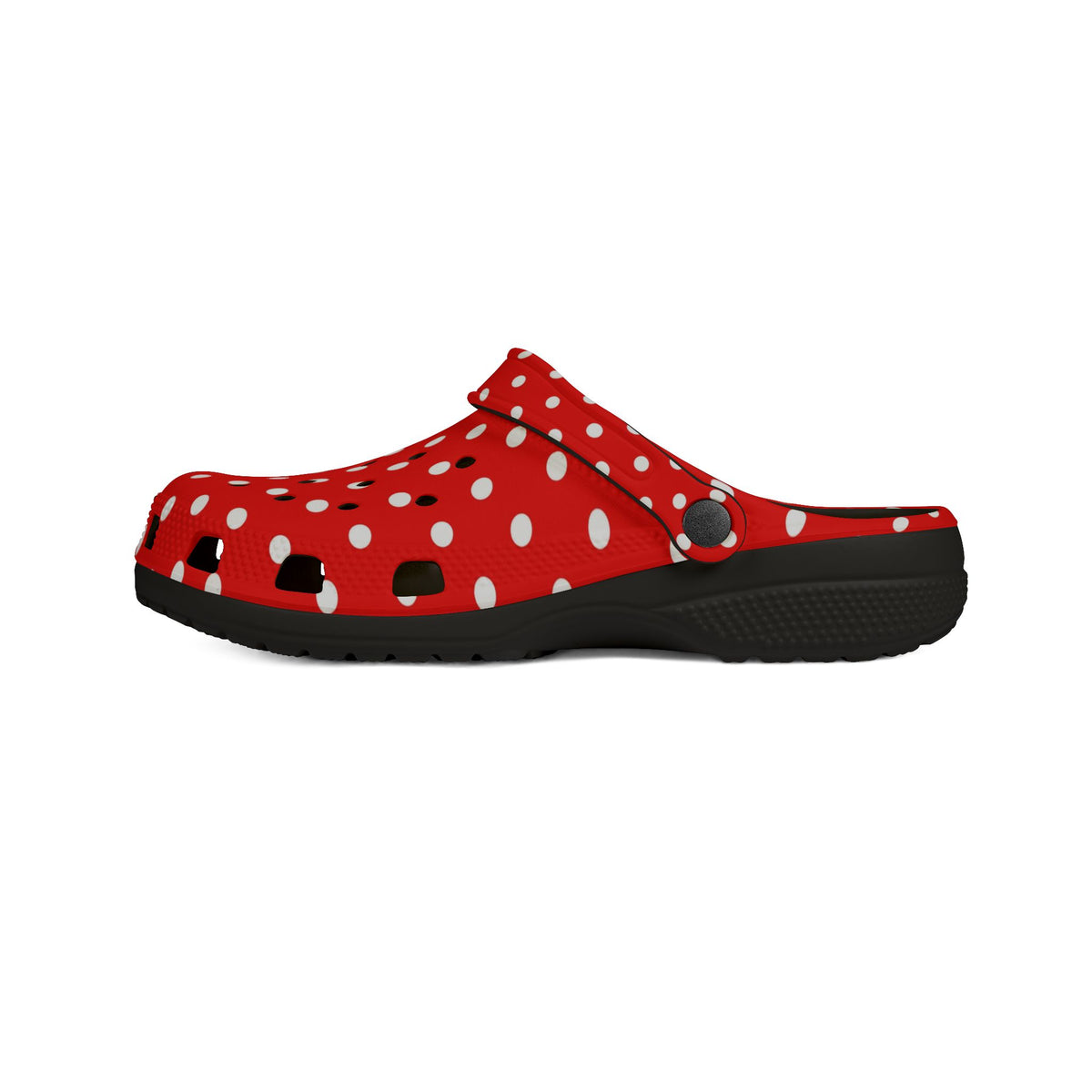 Red & White Polka Dot EVA Foam Clogs