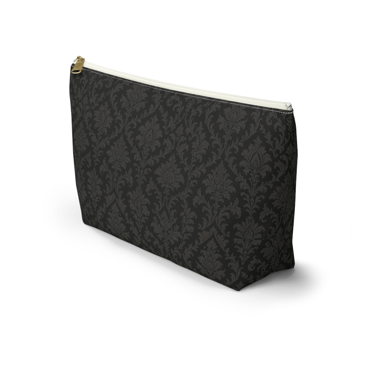 Black Damask Accessory Pouch