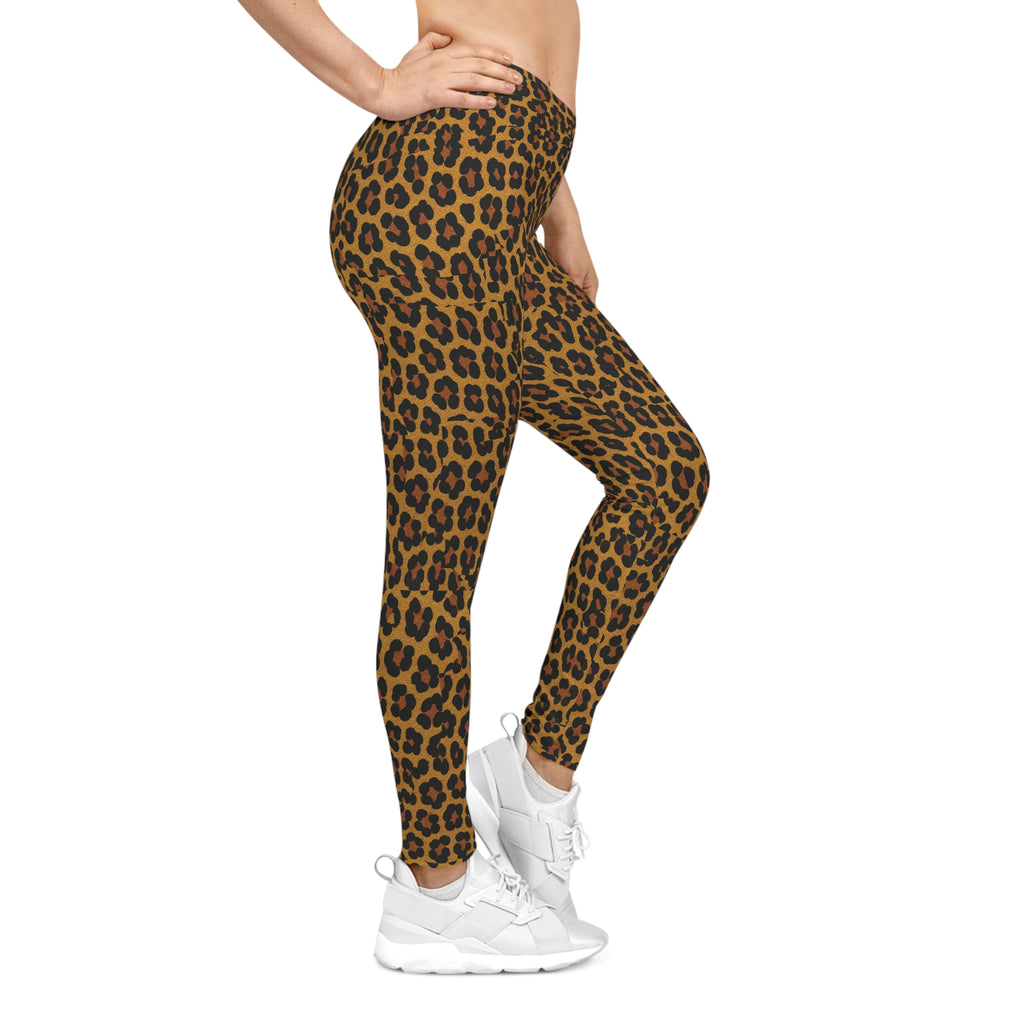 Cheetah Print Leggings | Animal Print Pattern Leggings